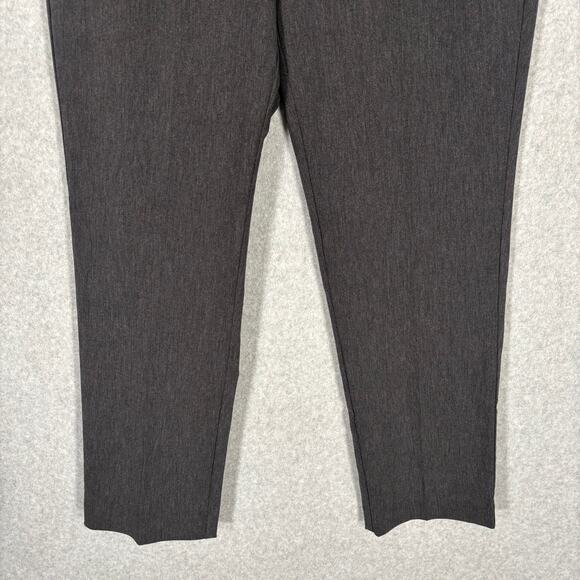 Liz Claiborne Pants Womens 8P Charcoal Lisa Pull On Pixie Career Office Jegging - Picture 3 of 10
